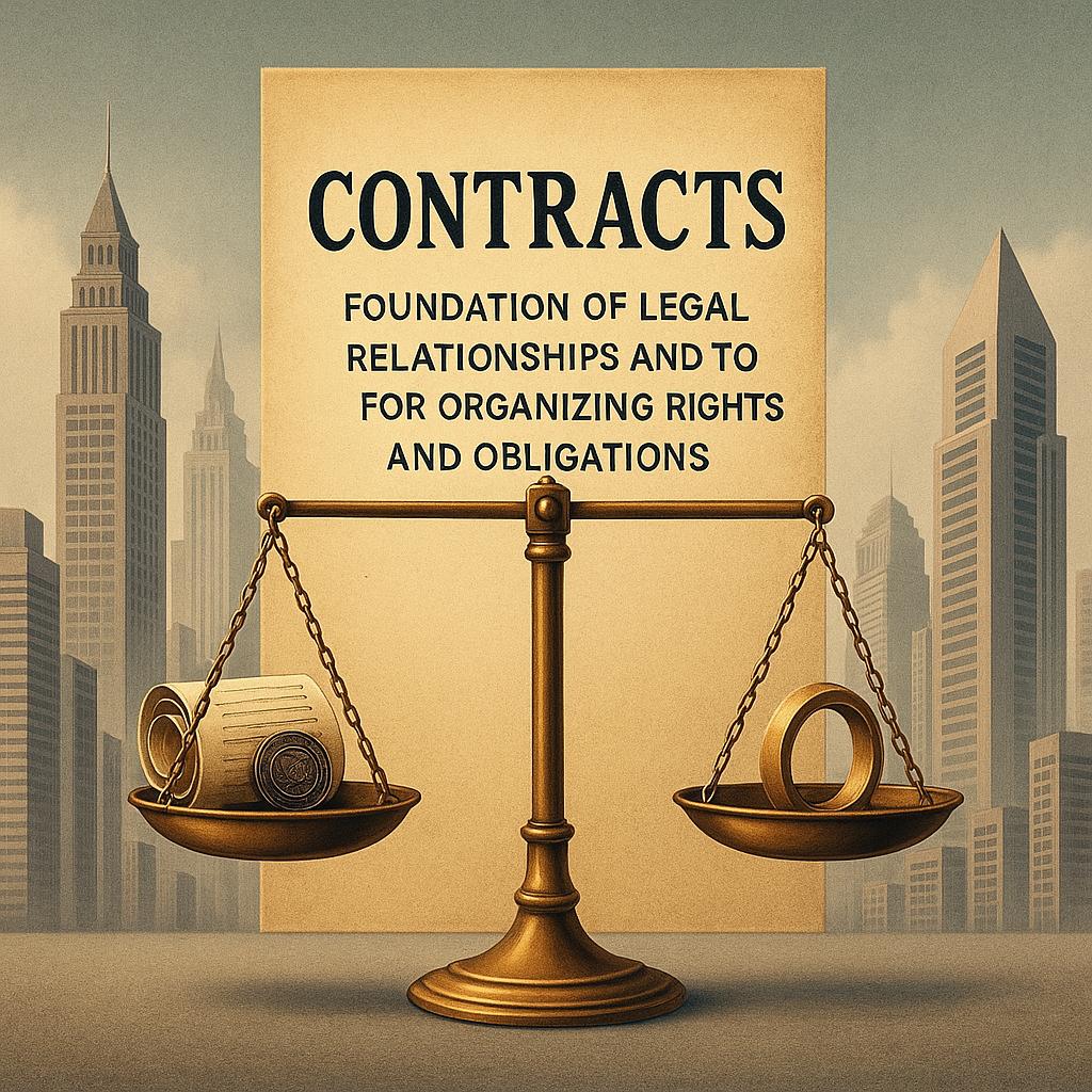 Contracts: The Foundation of Legal Relationships and a Tool for Organizing Rights and Obligations